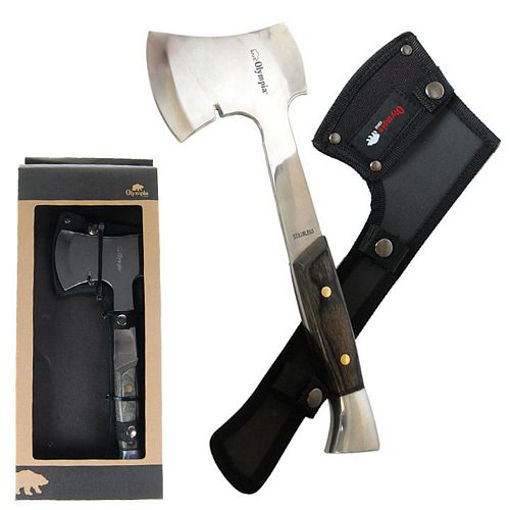 Picture of Axe 11.5" Wooden Black/Red - No: 10829PKAX