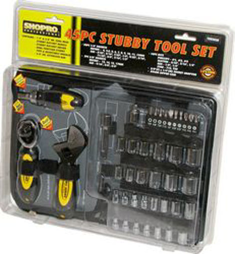 Picture of Tool Socket Set Stubby 45Pc - No: T005030