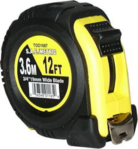 Picture of Tape Measure 1"X7.5m/25'Rubber - No: T001691AST
