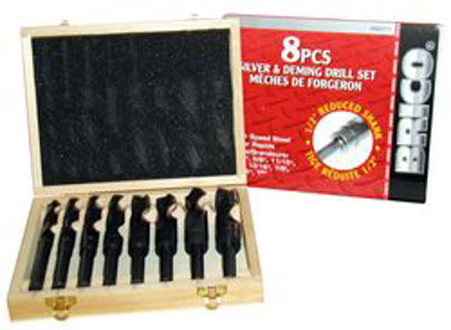 Picture of Drill Set HSS 8pc 1/2" Shank - No: D002711