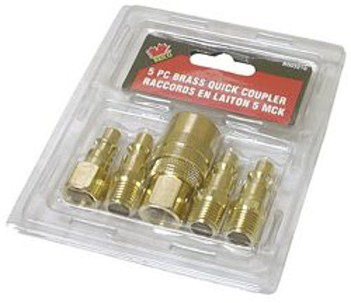 Picture of Air Tool Coupler 5pcs Brass - No: A003210