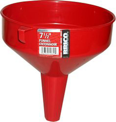 Picture of Funnel 7-1/2" Plastic Red - No: F002900