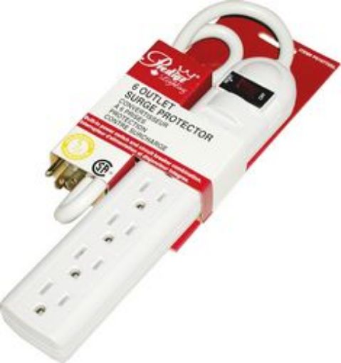 Picture of PowerBar ABS6-PLUG W/SURGE SL - No: P010772SL