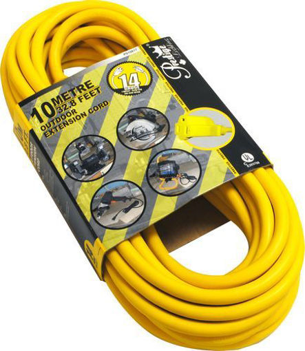 Picture of Pwr Ext Cord O/D 14/3 30M Ylw - No: P010819