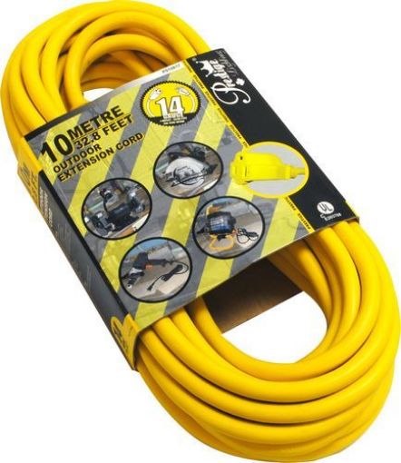 Picture of Power Extension Cord O/D 14/3 15M Ylw - No: P010818