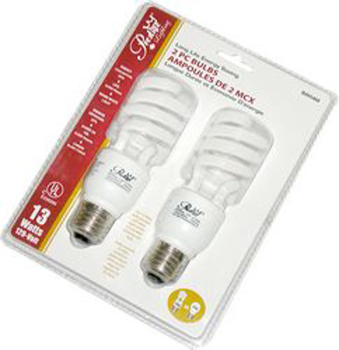 Picture of Bulb E/Saver E26 13W 2Pc - No: B005468