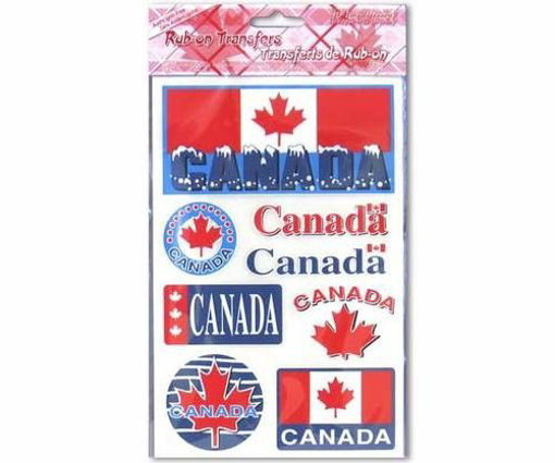 Picture of Canada Flag Rub Ons - No: CF118
