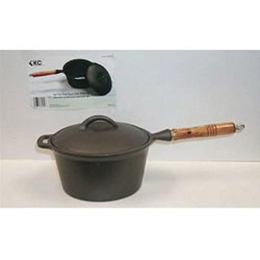 Picture of Cast Iron Pan Sauce 2qt Wd Hdl - No: 064018