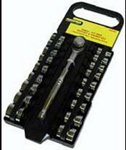 Picture of Socket Set 19pc 3/8 Chv SAE - No: S007380