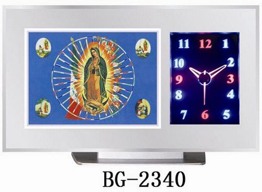 Picture of Clock Table W/Light Pict Guad. - No: BG-2340