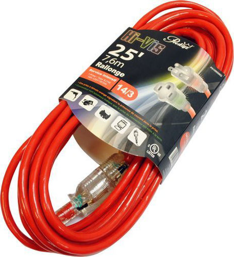 Picture of Pwr Extn Cord Od Hi-Vis 25' Red - No: P010900RD