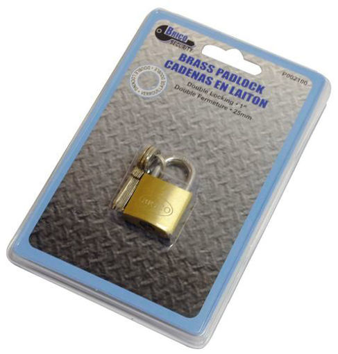 Picture of Padlock Brass #632 1" 25mm - No: P002100