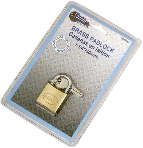 Picture of Padlock Brass #633 1 1/4" 30mm - No: P002150