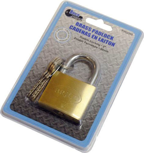Picture of Padlock Brass #636 2" 50mm - No: P002300