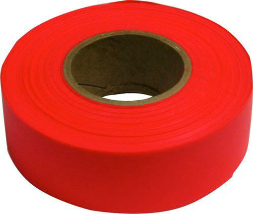 Picture of Tape Flag Glo Red 1"X50Yd - No 6882