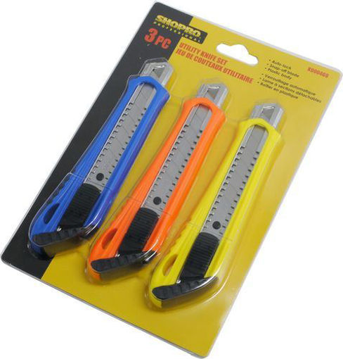 Picture of Knife Cutter Large 3Pc Bl Card - No K000469