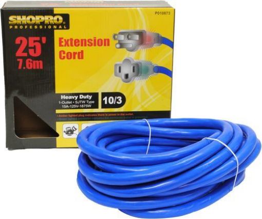 Picture of Power Extension Cord Sjtw10/3 15A 25Ft - No P010873