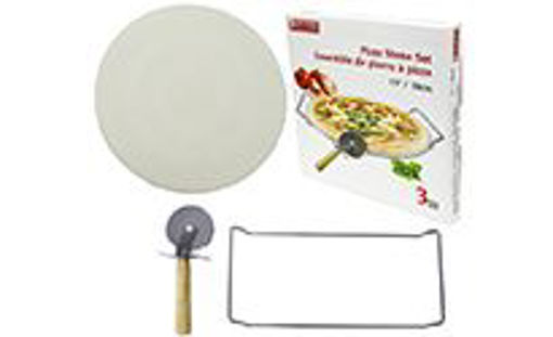 Picture of Pizza Baking Stone 15in 3Pcs - No 076450