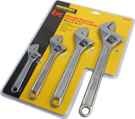 Picture of Wrench Adj  4Pc 6in,8in,10in,12in - No W006780