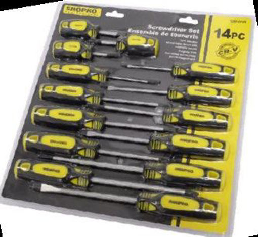 Picture of Screw Driver Set 14Pc C R V - No S002990
