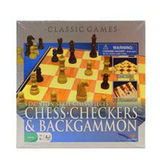 Picture of Chess-Checkers And Backgammon - No 2346