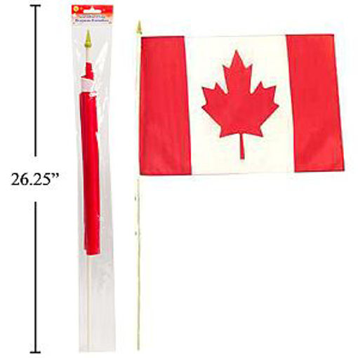Picture of Flag Canada W/Stick 18X12in - No 23520