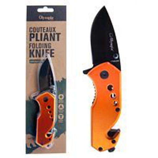 Picture of Knife Folding 6in Orange Self-Asst - No 31317PKF
