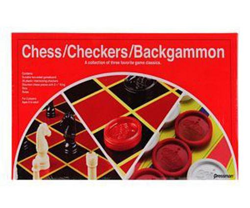 Picture of Checkers, Chess, Backgammon - No 1113-12