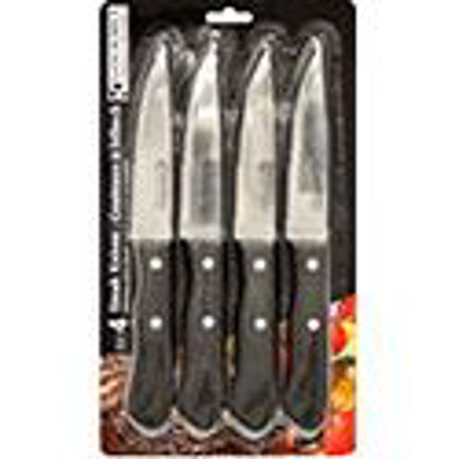 Picture of Knife Steak 4Pc 4.5in Blk Hndl - No 078005