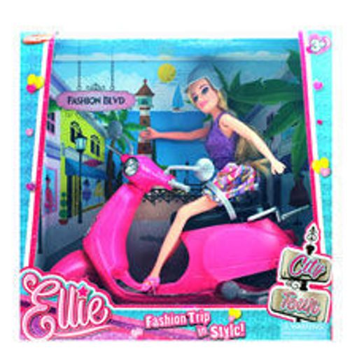 Picture of Doll With Scooter In Box - No 22592