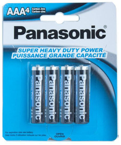 Picture of Batteries Panasonic A A A 4Pk - No 30073096500274