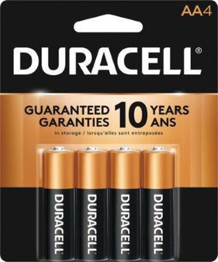 Picture of Battery Duracell Aa 4Pk Copper - No 00041333009612