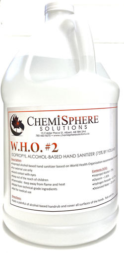 Picture of Hand Sanitizer 4L W.H.O. #2 - No L9701
