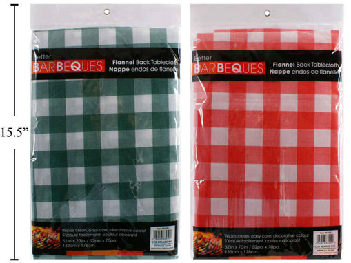 Picture of Tablecloth  52inX70in Flannel-Back - No 83459
