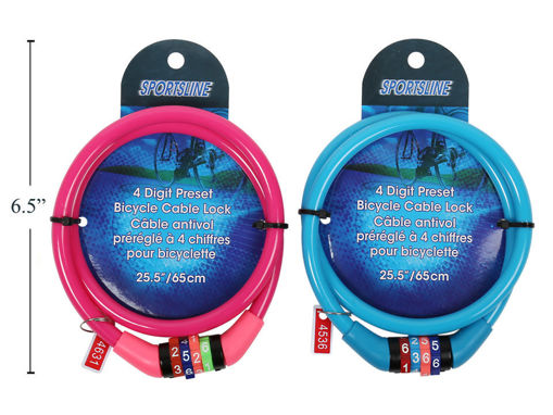 Picture of Bicycle Cable 4-Dial - No 17040