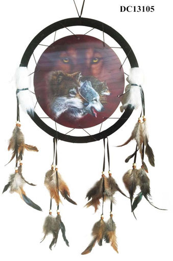 Picture of Dream Catcher 13in 3D Wolf - No DC13105