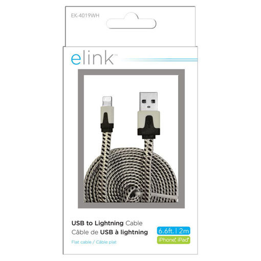 Picture of Cable Lightening To Usb 6.6Ft Iphone - No EK-4019WH