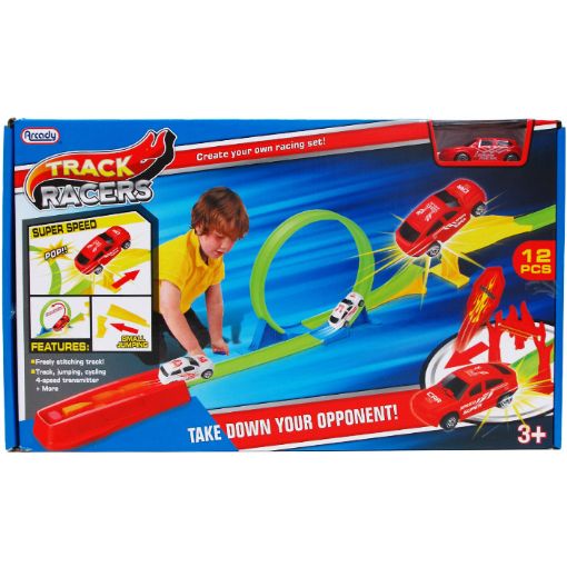 Picture of Track Racers Playset 12Pcs - No ARY66882