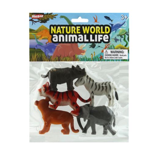 Picture of Wild Animals Baby In Bag 5Pcs - No 91412