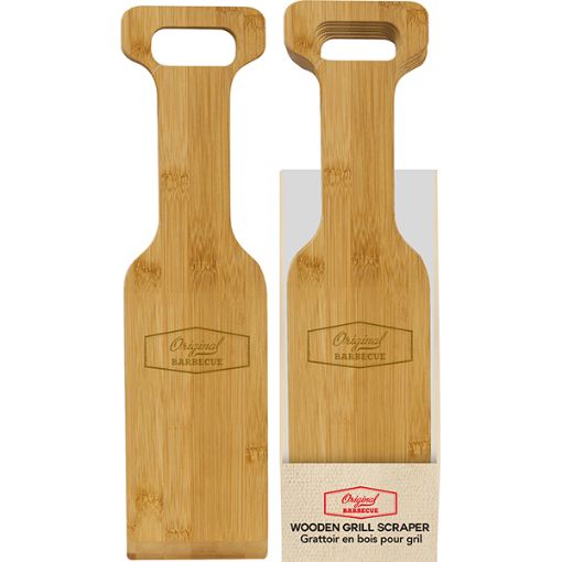 Picture of Bbq Grill Scraper 18In Wooden - No 078251