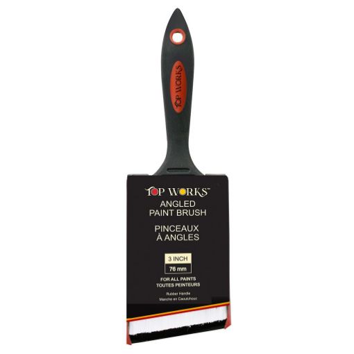 Picture of Paint Brush 3in Rubberized, Angled - No 077355