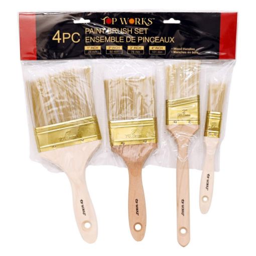Picture of Paint Brush Poly 4pc 1in-4in - No 077357
