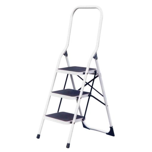 Picture of Ladder Step 3-Step Steel White - No S011845N