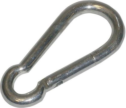Picture of 1-4in Nickel-Plated Spring Hook - No S010950