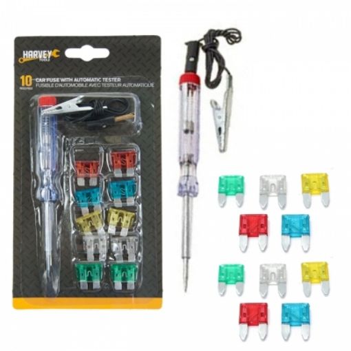 Picture of Car Fuse With Auto Tester 10Pcs - No 50106TL