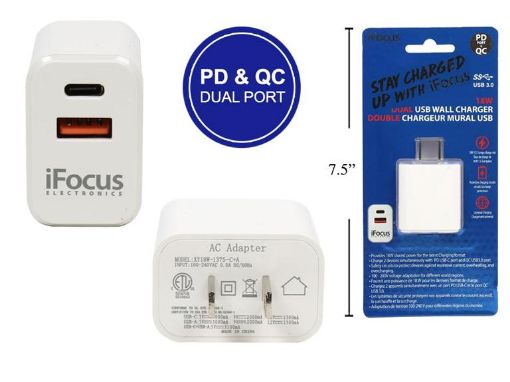 Picture of Usb & C Wall Charger, Dual - No 86926