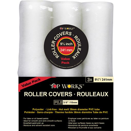 Picture of Paint Roller Cover 9-1-2In, 3Pk - No 077384