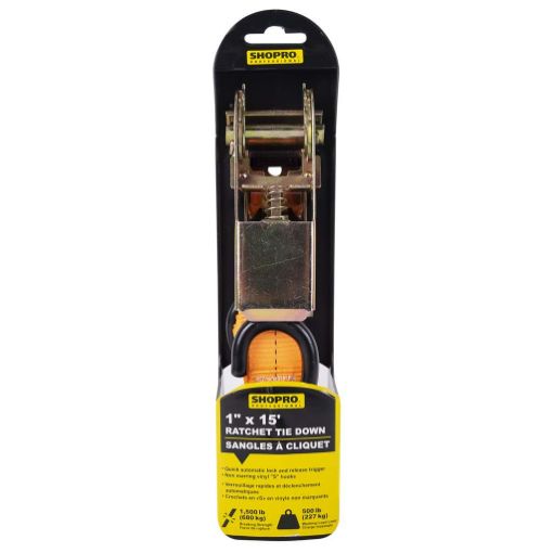Picture of Ratchet Tie Down 1"x15" C - No: R000906