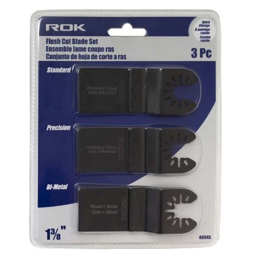 Picture of 3 Pc 1-3-8in Flush Cut Blade Set - No 46945