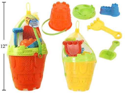 Picture of Beach Pail 4Pc Play Set - No 15587
